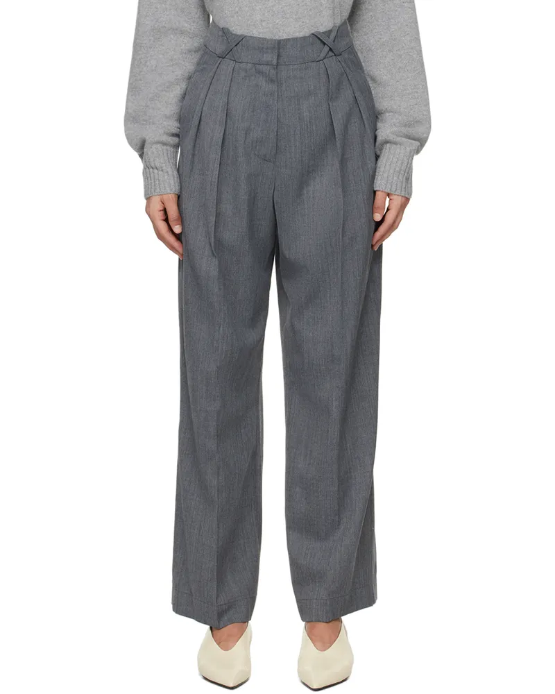 Róhe Gray Tailored Trousers 907