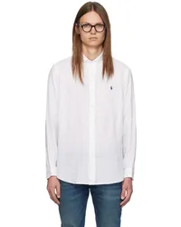 Ralph Lauren White Lightweight Linen Shirt White