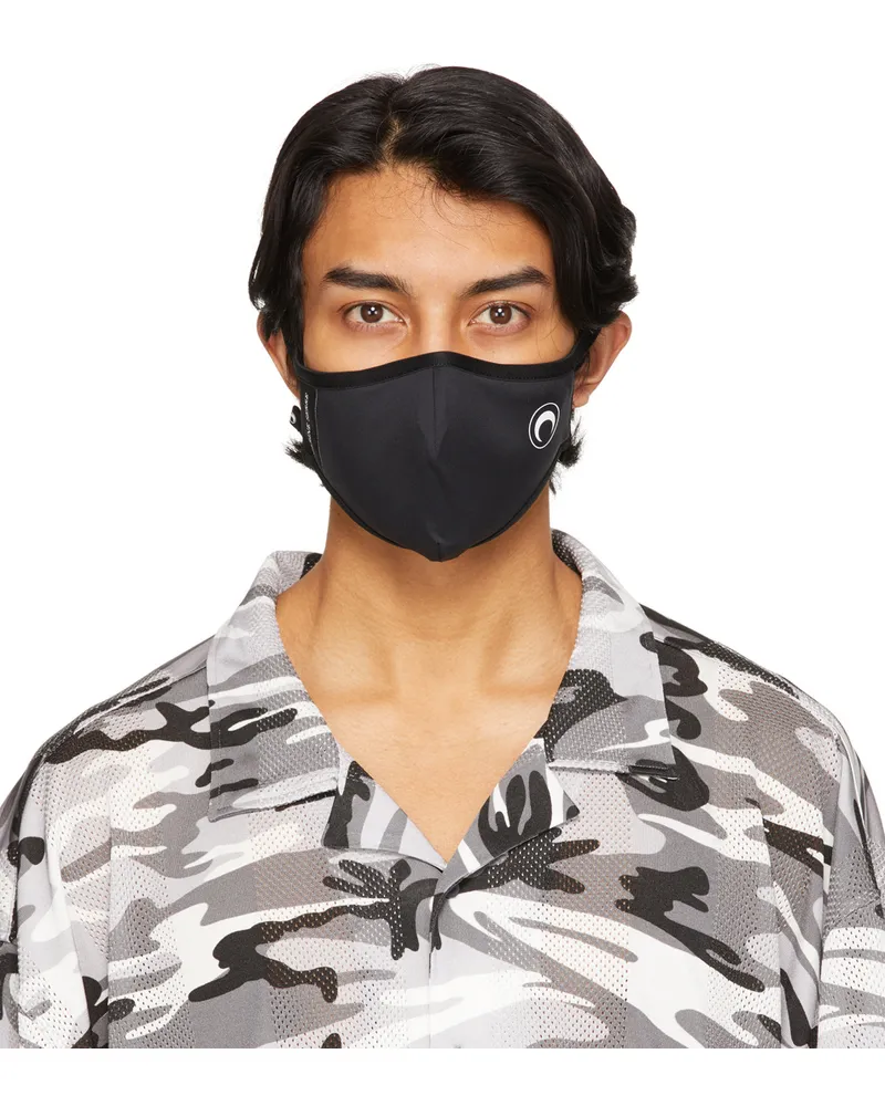 Marine Serre Black Daily Wear Mask Black