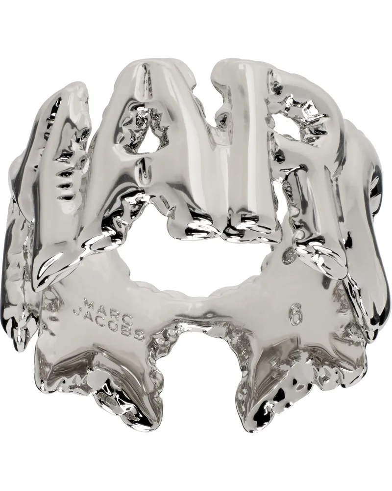 Marc Jacobs Silver 'The Marc Balloon' Ring 040