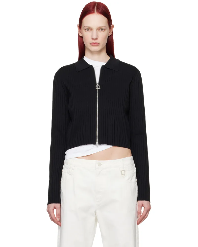 Wooyoungmi Black Cropped Cardigan Black