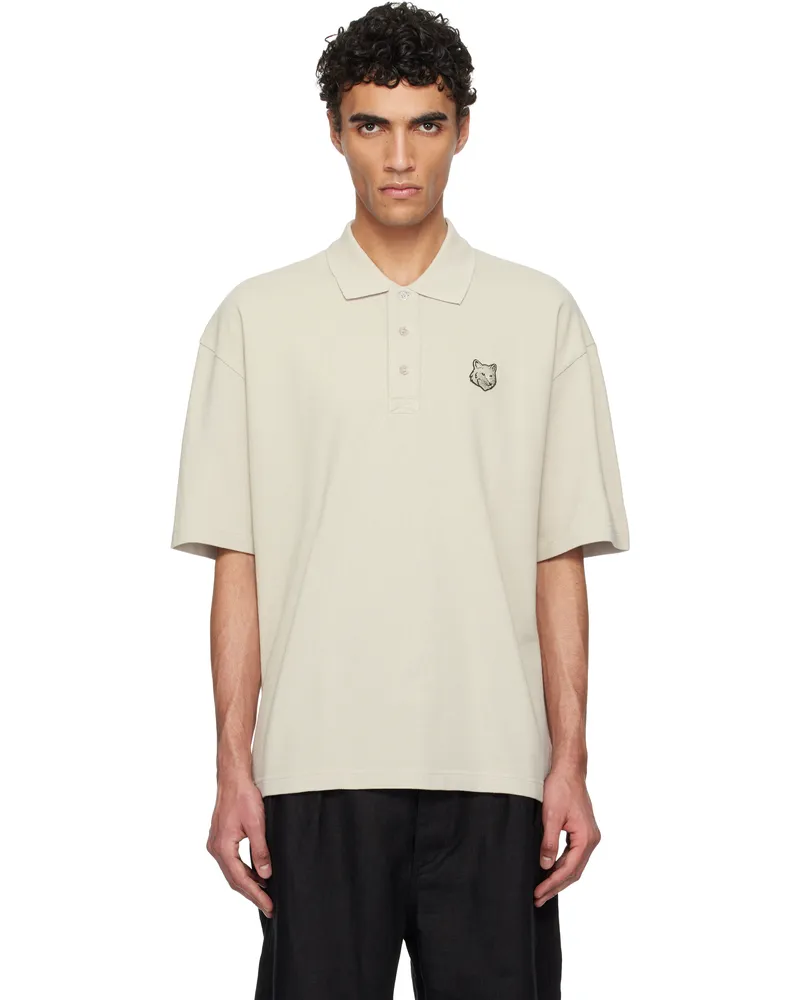 Kitsuné Off-White Bold Fox Head Patch Oversize Polo 0119