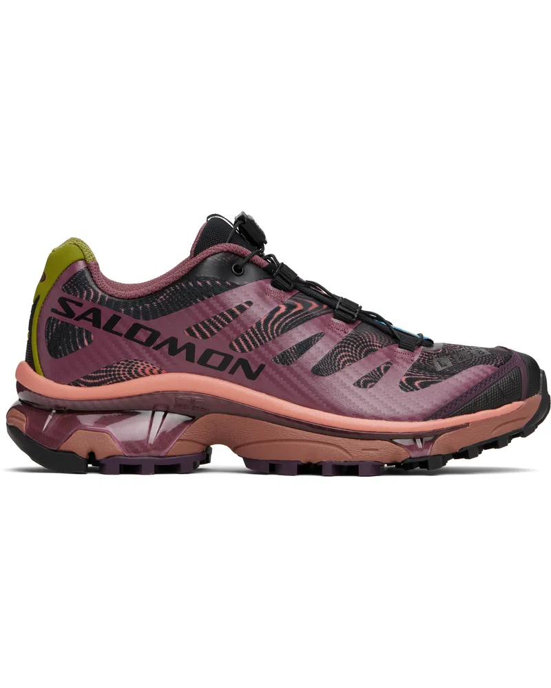 Salomon Black & Burgundy XT-4 OG R.A.D Sneakers Nocturne
