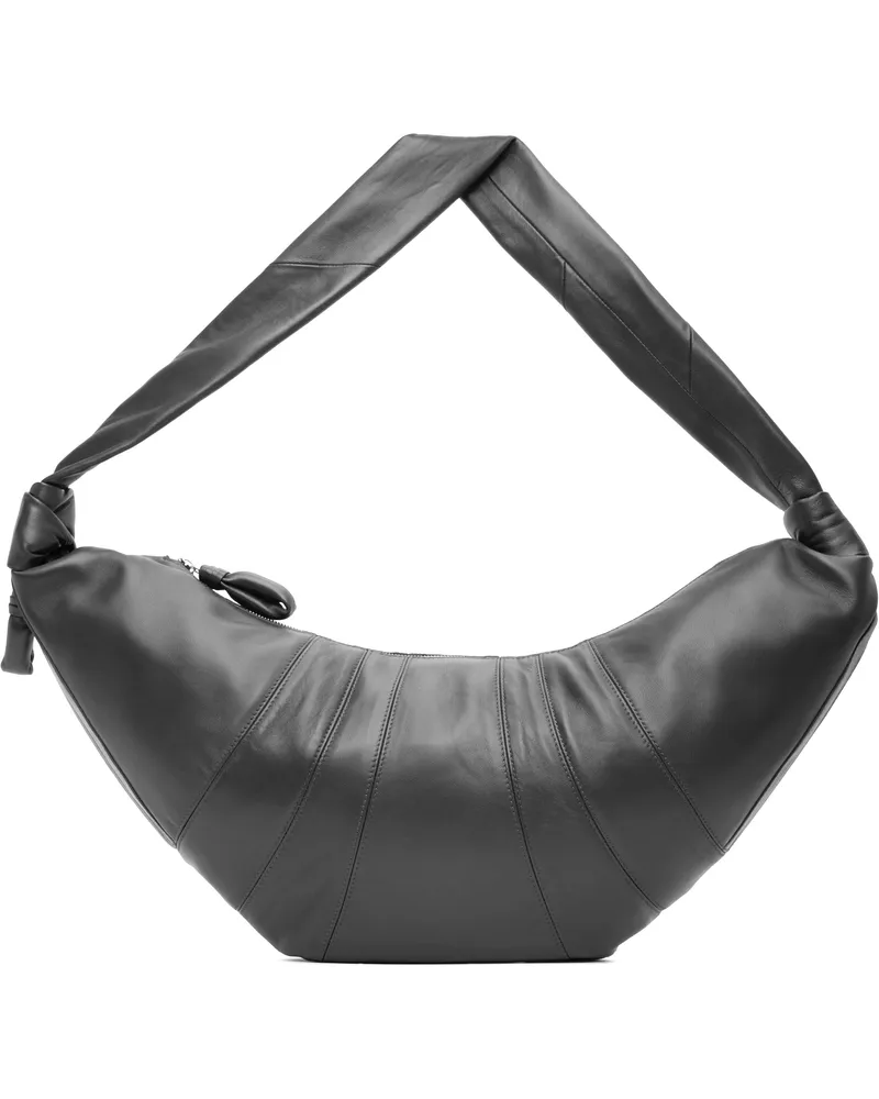 Christophe Lemaire Gray Large Croissant Bag Bk345