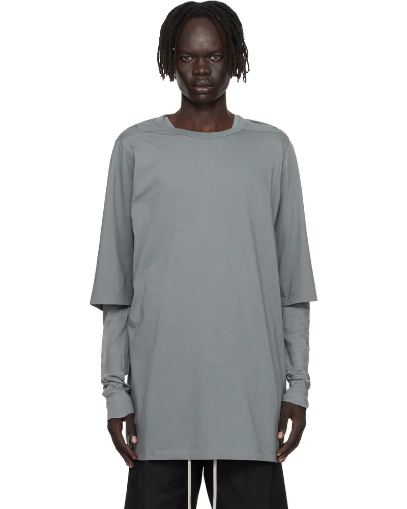 Rick Owens Gray Concordians Level LS T-shirt 06