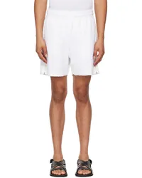 Casablanca Paris White Monogram Towelling Shorts White