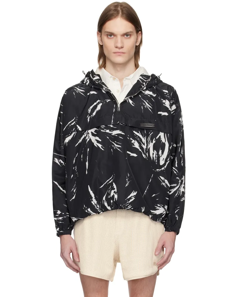 Wales Bonner Black Bloom Anorak Mcnish
