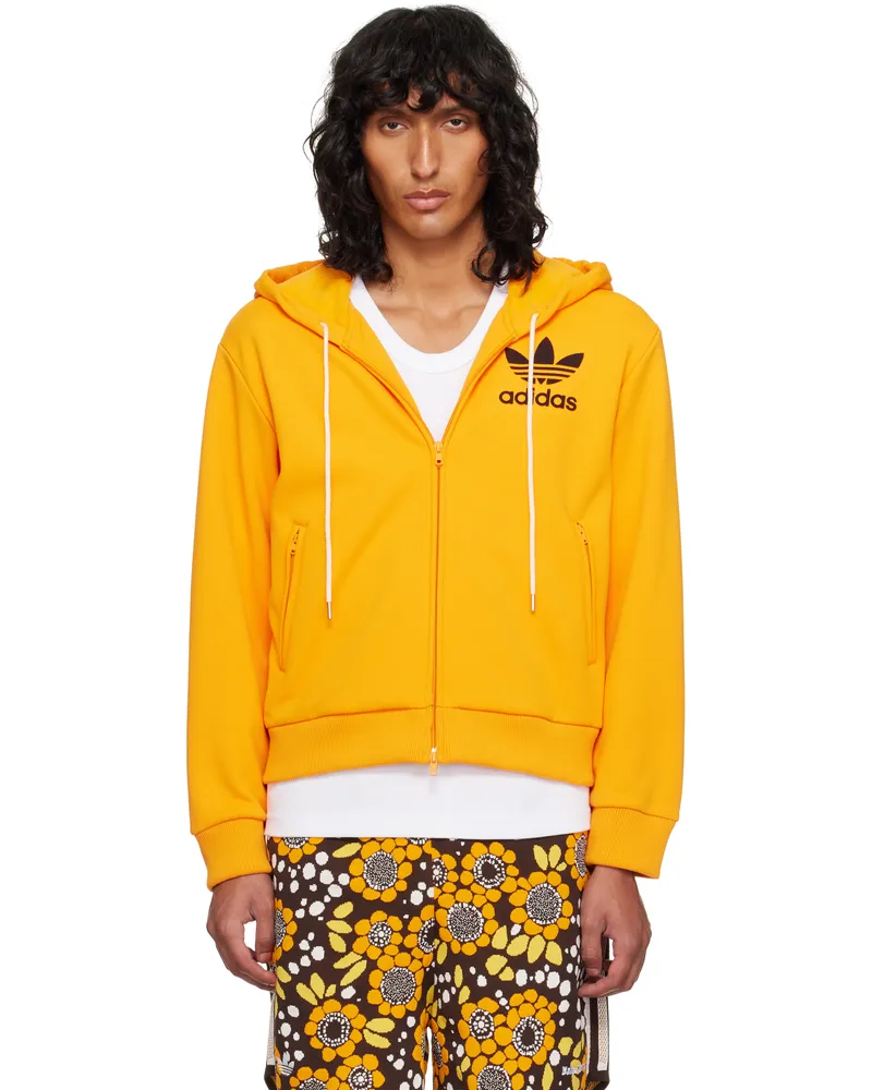 Wales Bonner Orange adidas Originals Edition Track Hoodie Eqt