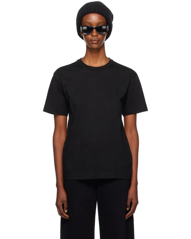 Alexander Wang Black Puff Logo T-shirt Black