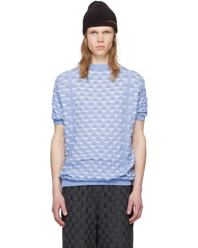 Isa Boulder SSENSE Exclusive Blue Sweater Cornblue