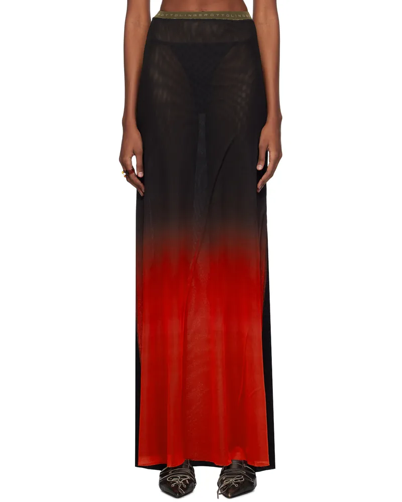 OTTOLINGER Multicolor Semi-Sheer Maxi Skirt Face