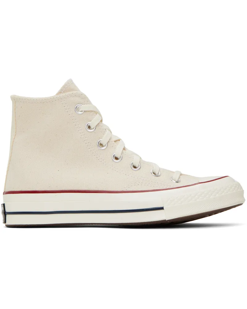 Converse Off-White Chuck 70 High Top Sneakers Parchment