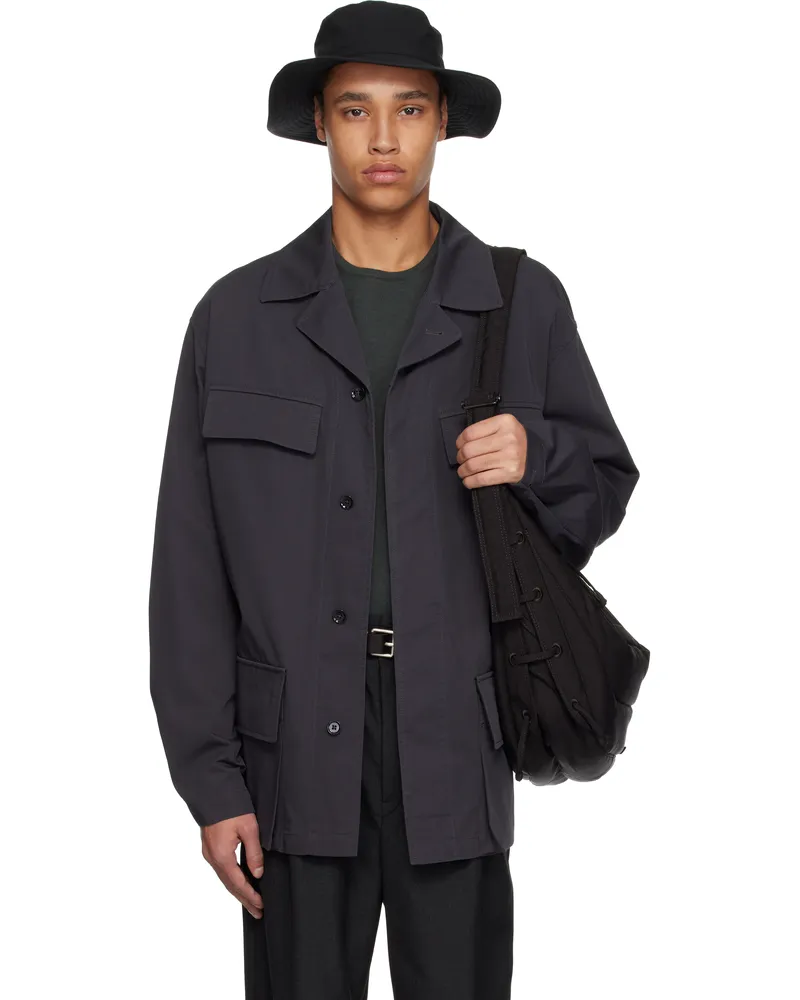 Christophe Lemaire Gray Four Pockets Jacket Bk980
