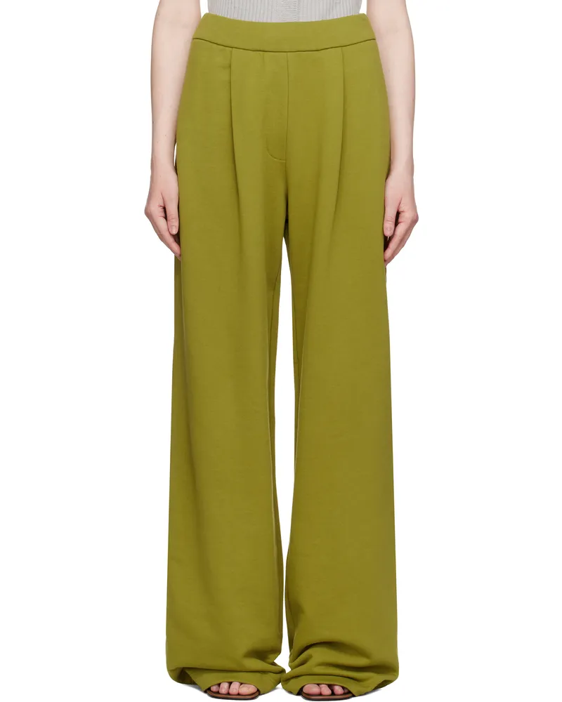 Dries van Noten Green Straight Sweatpants 601