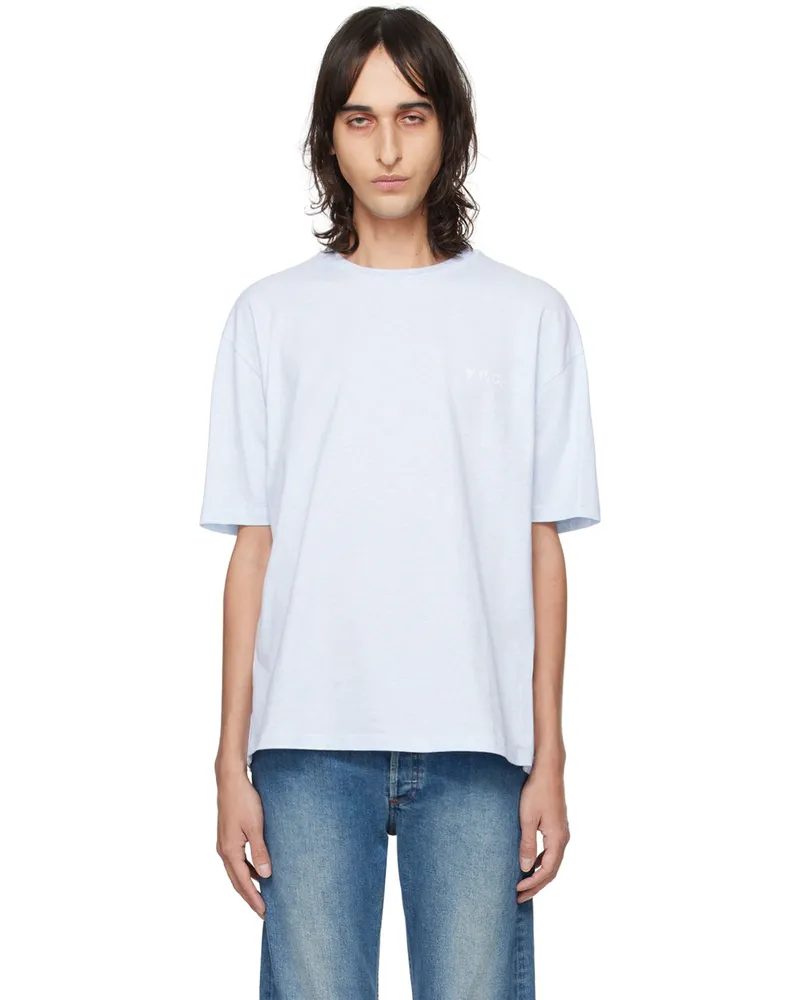 A.P.C. Blue Joachim T-shirt Pik