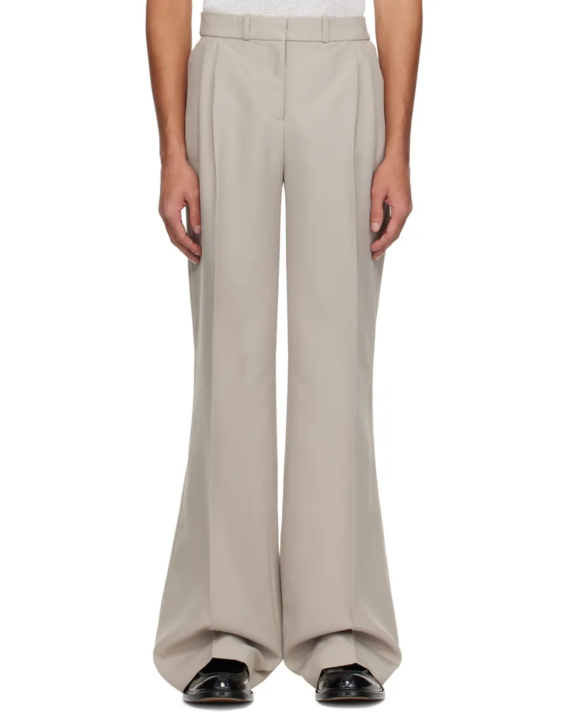 COPERNI Beige Wide Leg Tailored Trousers Beige