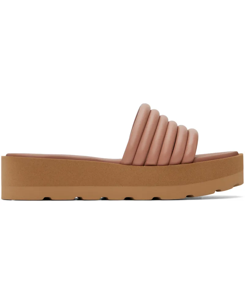 Gianvito Rossi Brown Nappa Sandals Praline