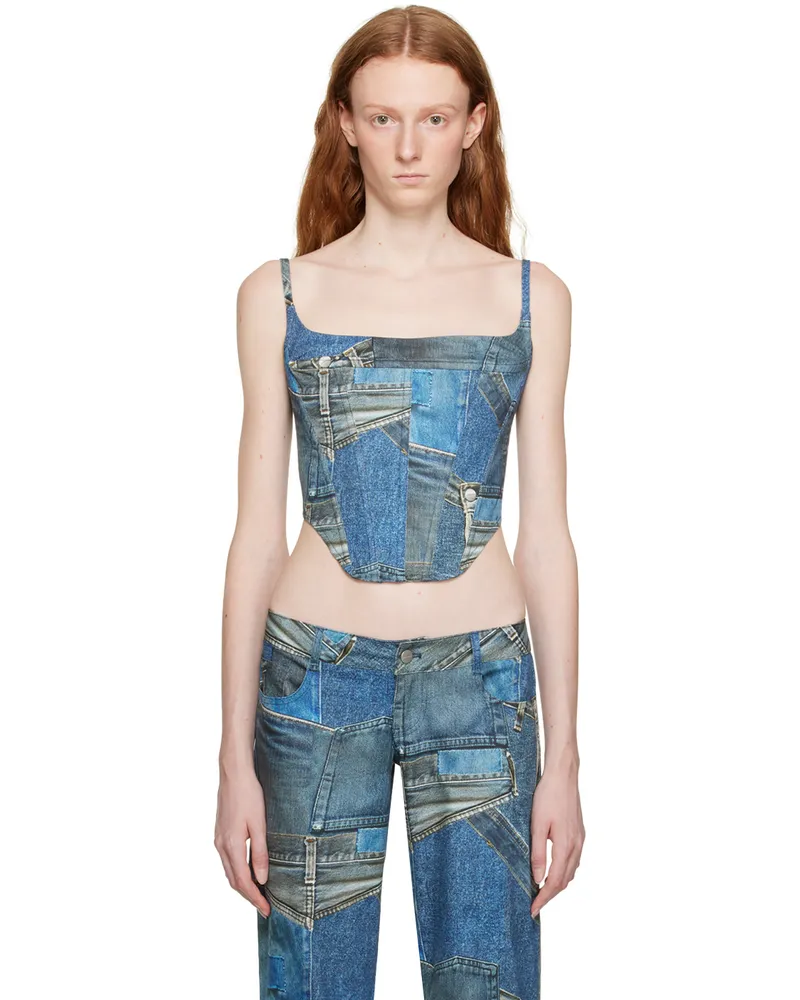 Miaou Blue Venus Camisole Denim
