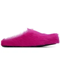 Marni Pink Fussbett Sabot Loafers Fucshia