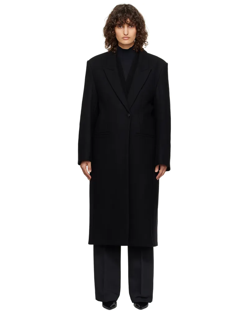 Róhe Black Opera Coat 001