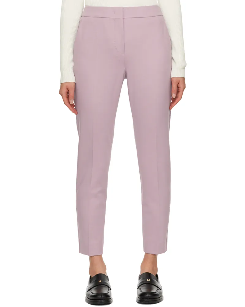 Max Mara Purple Cropped Trousers 032