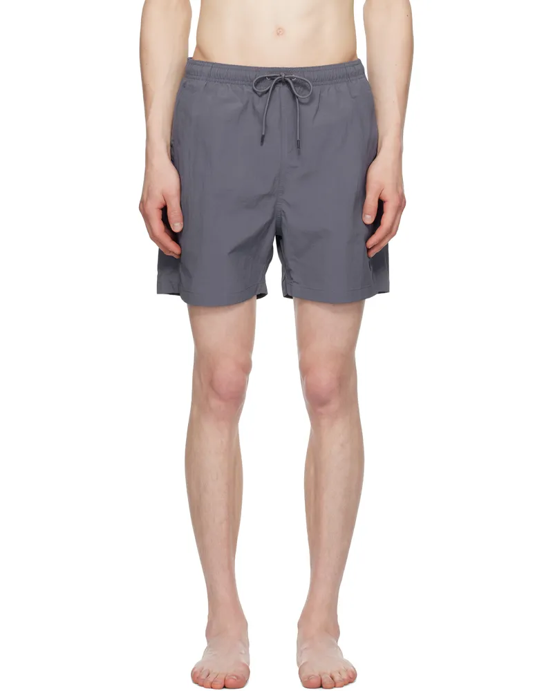 Norse Projects Purple Hauge Recycled Nylon Swim Shorts Dusk