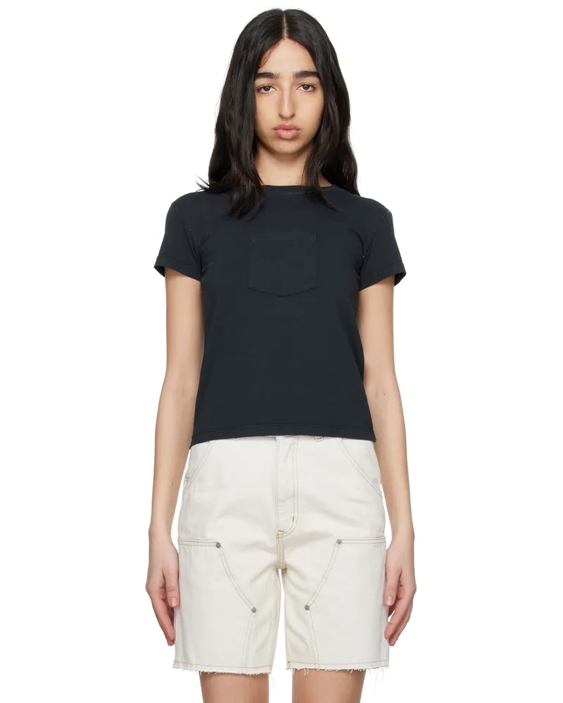 Maison Margiela Black Heavy Cotton Jersey T-shirt 899