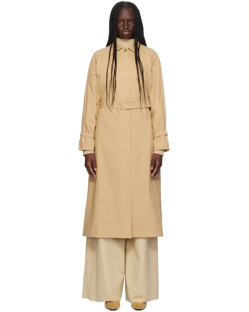 Max Mara Beige Memo Trench Coat 006