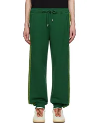 Lanvin Green Side Curb Sweatpants Bottle