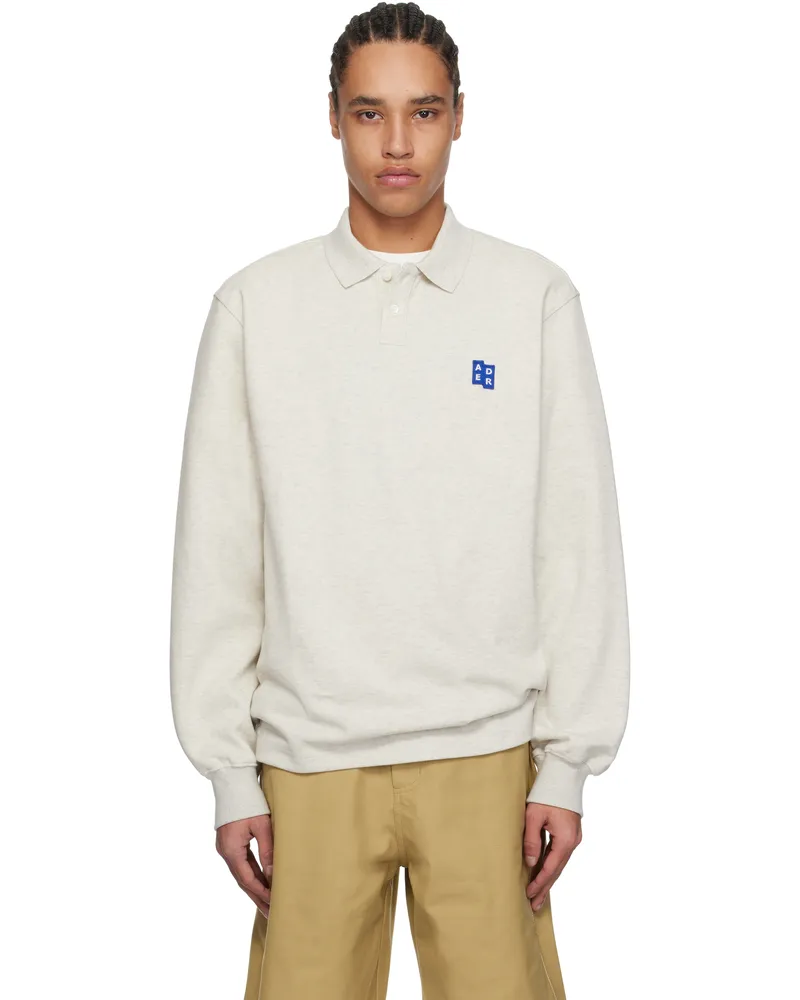 Adererror Off-White Significant TRS Tag 04 Polo Oatmeal