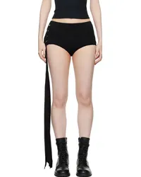 Ann Demeulemeester Black Xana Knicker Shorts Black