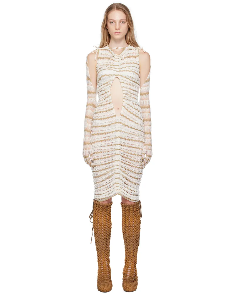 Isa Boulder SSENSE Exclusive White Four-Piece Cover Up Set Calico
