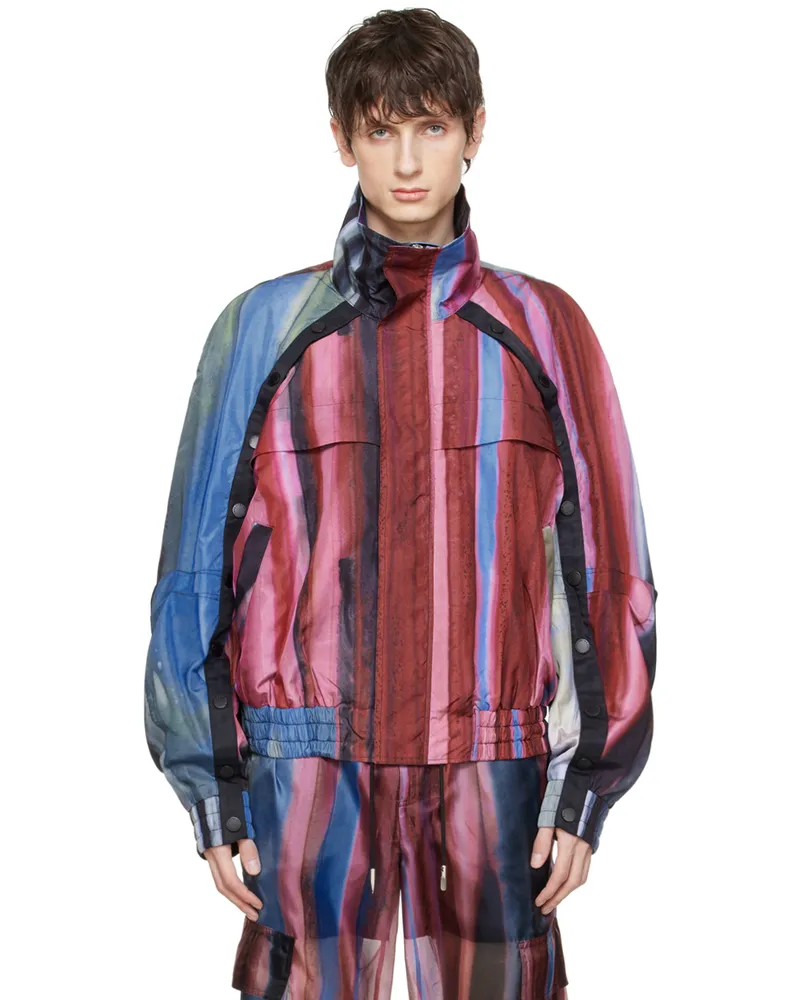 Feng Chen Wang Multicolor Rainbow Jacket Multicolor