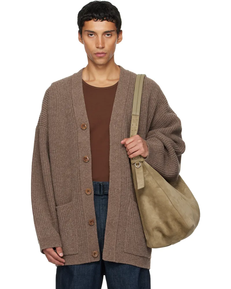 Christophe Lemaire Brown Cardicoat Cardigan Br417