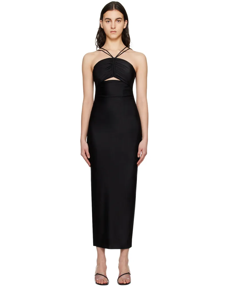 camilla and marc Black Cerise Midi Dress Black