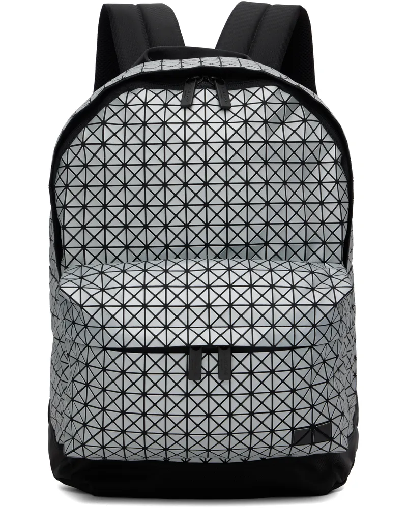 Issey Miyake Gray Daypack Reflector Backpack 91-silver