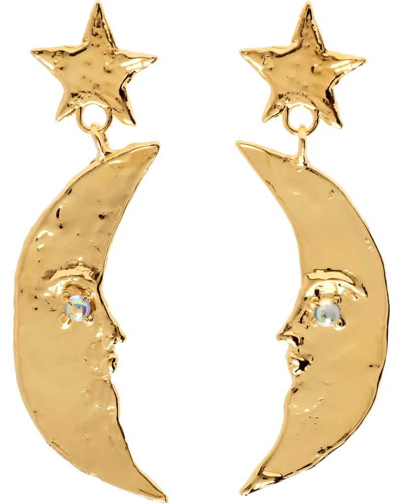 MONDO MONDO Moon Earrings Glass