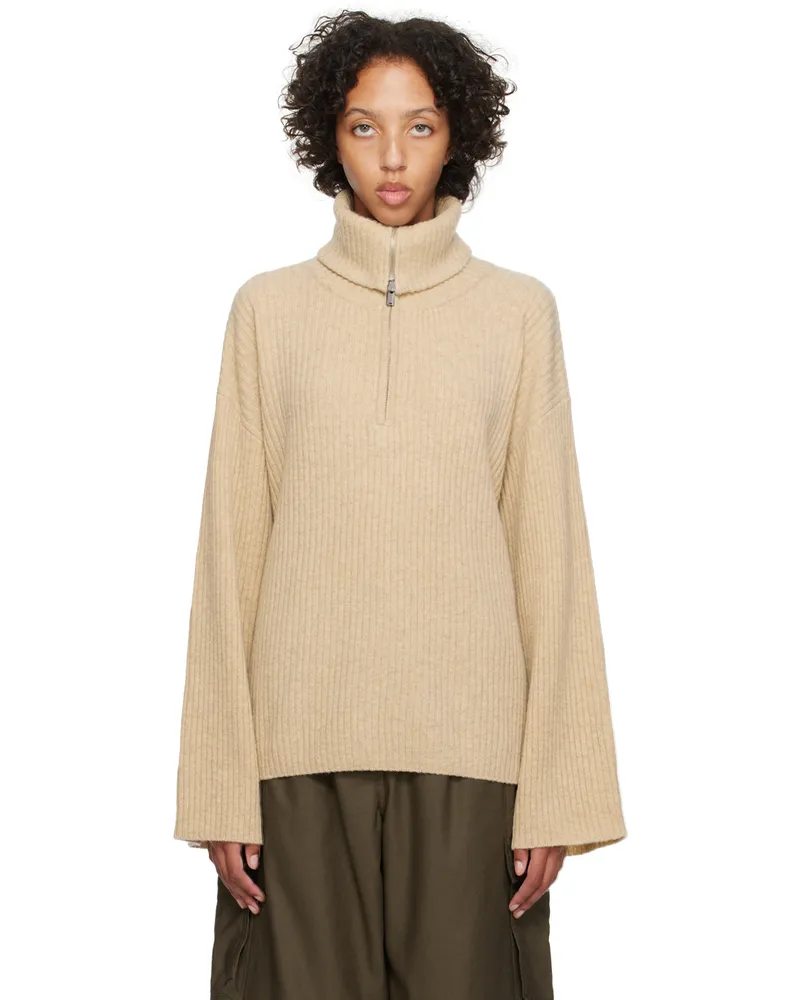 Holzweiler Beige Cass Sweater 1003