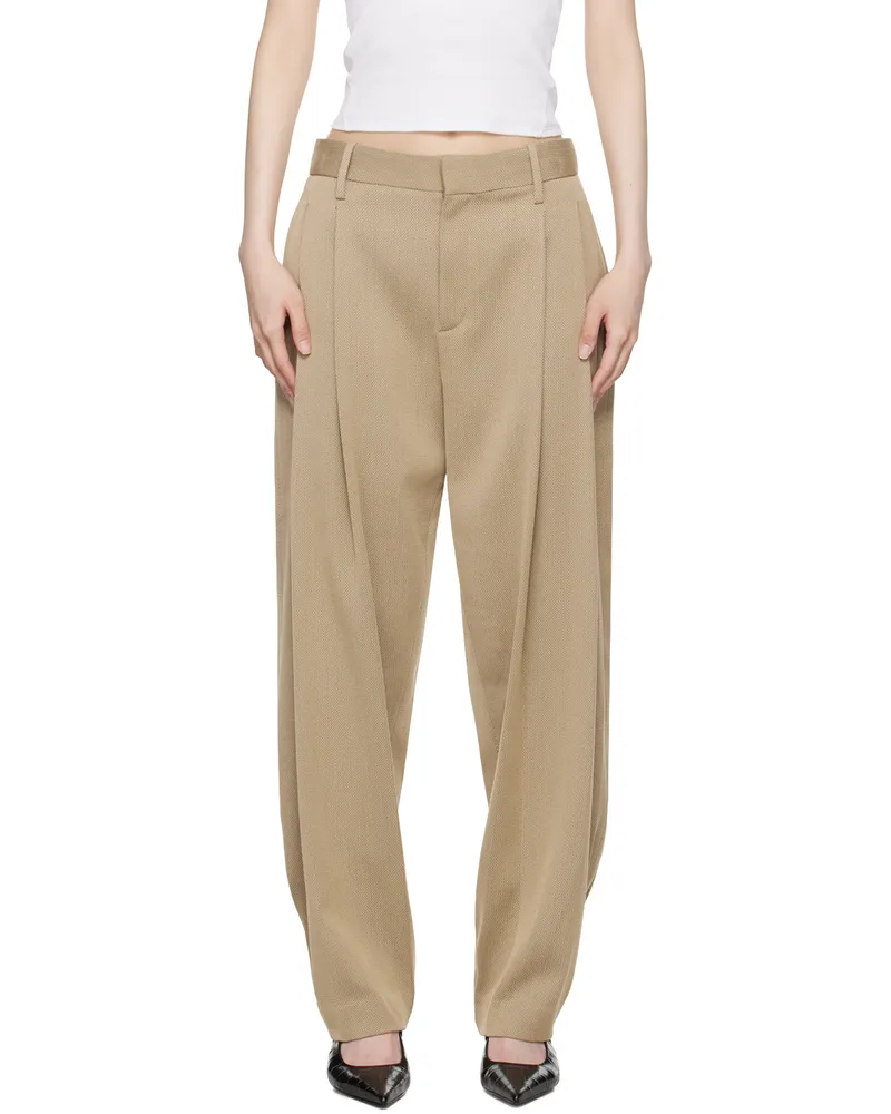 Rag & Bone Tan Pleated Trousers Tanmult