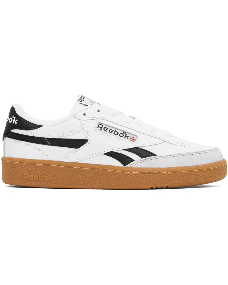 Reebok White & Black Club C Revenge Vintage Sneakers White