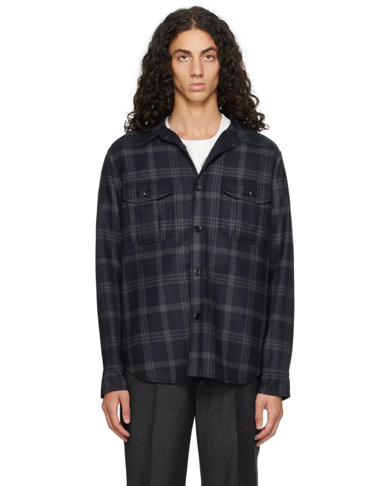Brioni Navy Vagabond Jacket 9041