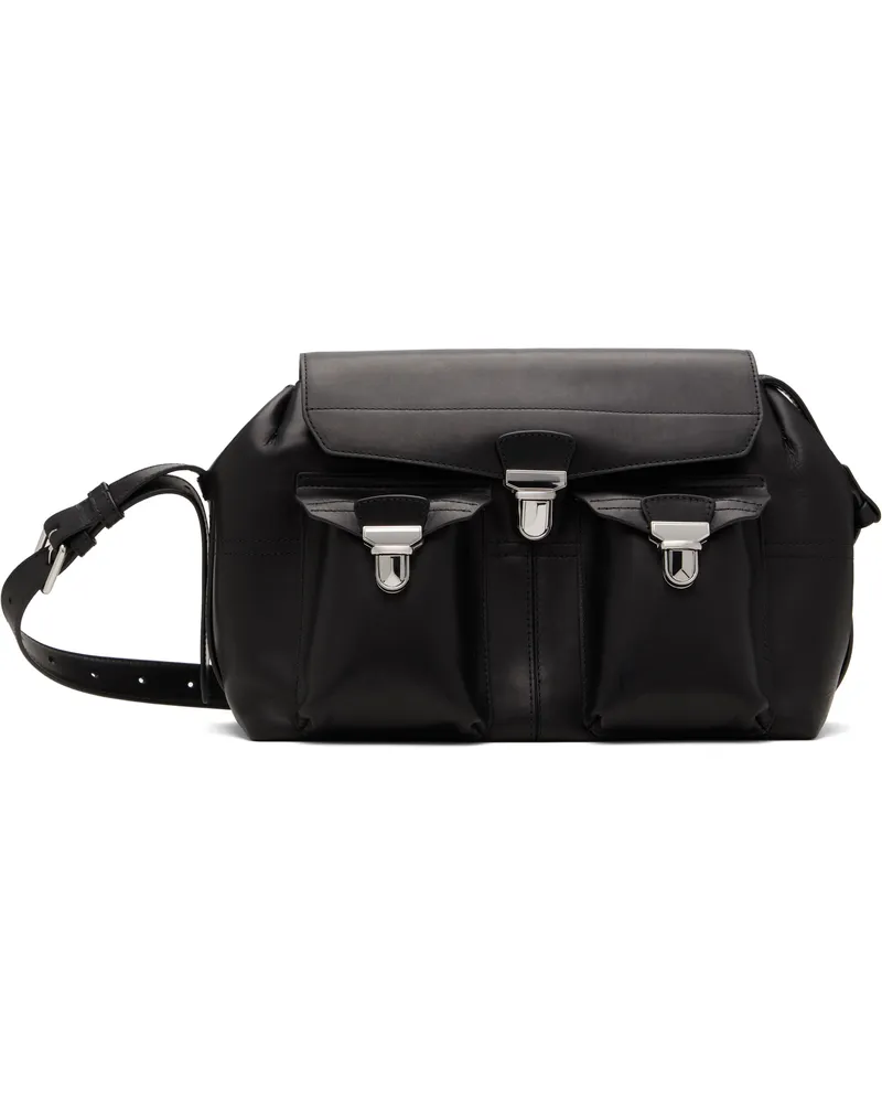 Christophe Lemaire Black Medium Gear Bag Bk999
