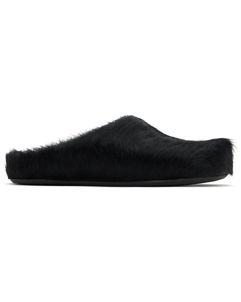 Marni Black Fussbett Sabot Slip-on Loafers 00n99