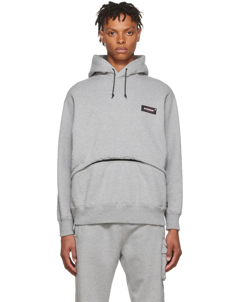 Undercover Gray Eastpak Edition Hoodie Top