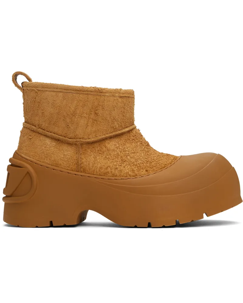 Diesel Tan D-Donald Montone Chelsea Boots T3089