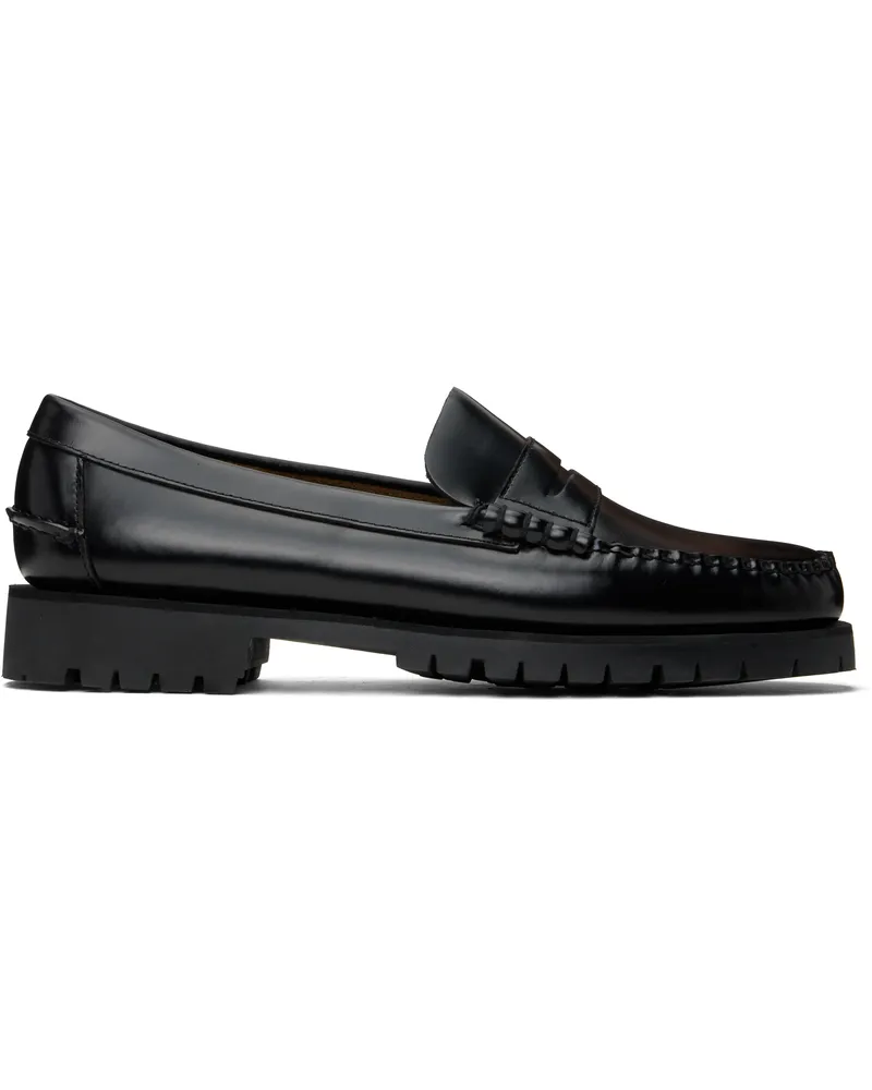 Sebago Black Dan Lug Loafers Black