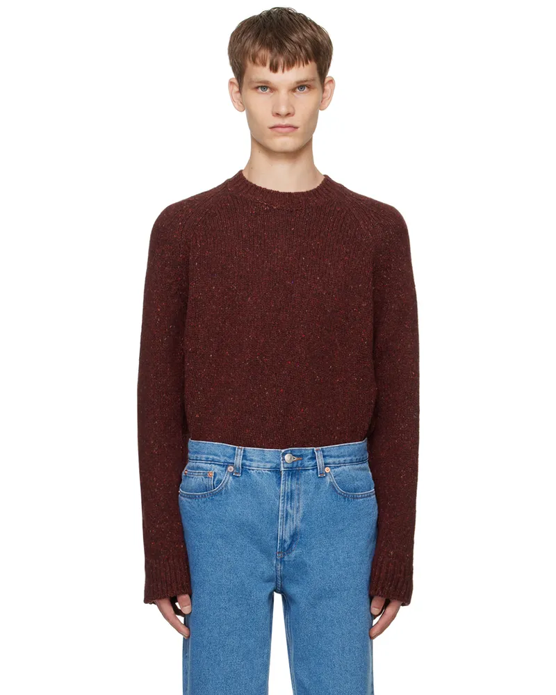 A.P.C. Burgundy Harris Sweater Gac