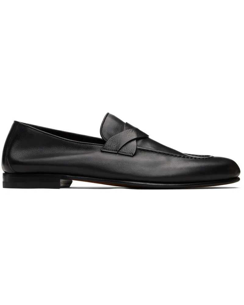 Tom Ford Black Gigi Twisted Band Loafers 1n001black