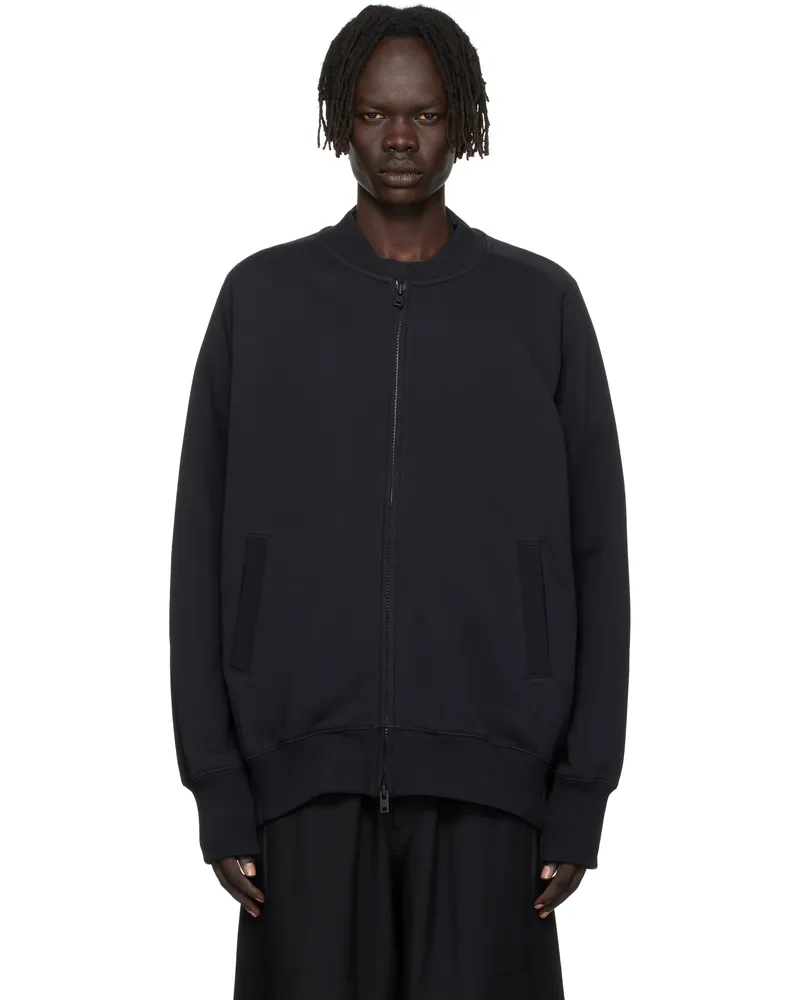 Y-3 Black FT Track Bomber Jacket Black