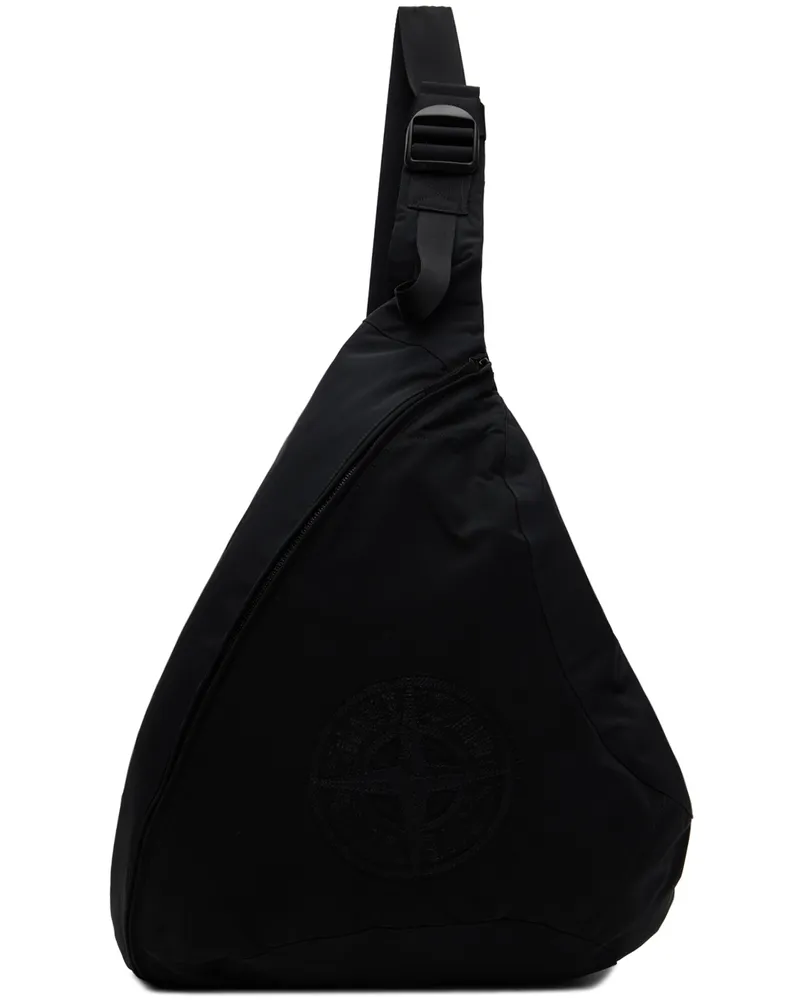 Stone Island Black Rucksack Bag Vblack